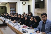 نشست رئیس کل دادگستری کرمان با دانشجویان