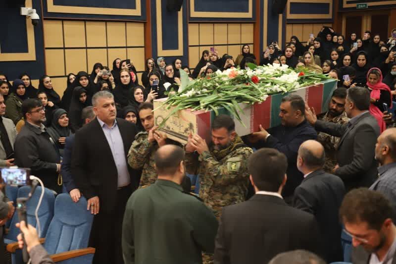 روی خط خبر| وداع جامعه مددجویی با شهید گمنام