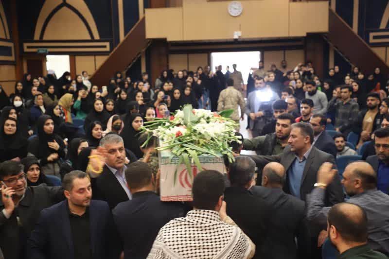 روی خط خبر| وداع جامعه مددجویی با شهید گمنام