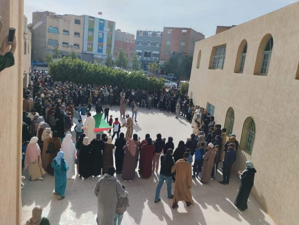 تحصن مراکشیها در دهها مسجد در محکومیت نسل کشی مردم غزه