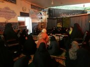 برگزاری مراسم روضه ایام فاطمیه در کانون الزهرا(س) اسلام آباد غرب
