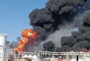 آتش سوزی در منطقه ویژه اقتصادی بیرجند/ درخواست امداد هوایی برای اطفای حریق