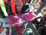 پیکر دو شهید گمنام در زنجان تشییع می شود