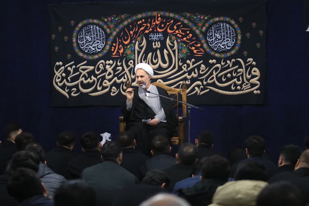 عزاداری ایام فاطمیه در حسینیه اعظم زنجان