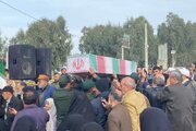 وداع مردم گلستان با پاره‌های تن میهن/ بوی لاله‌های فاطمی در نگارستان ایران پیچید