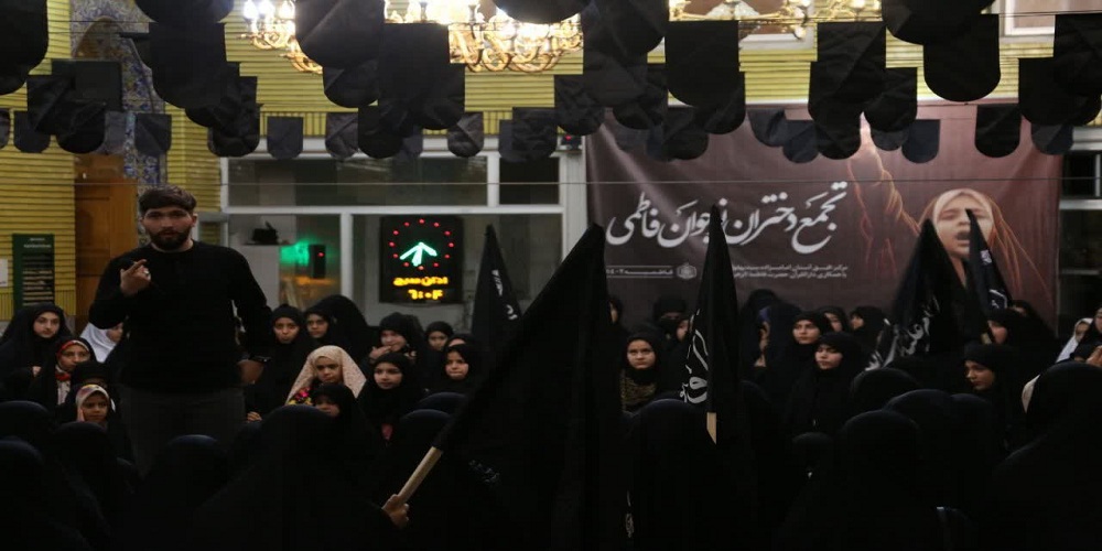دختران نوجوان آذربایجان غربی پای کار محافل فاطمی هستند