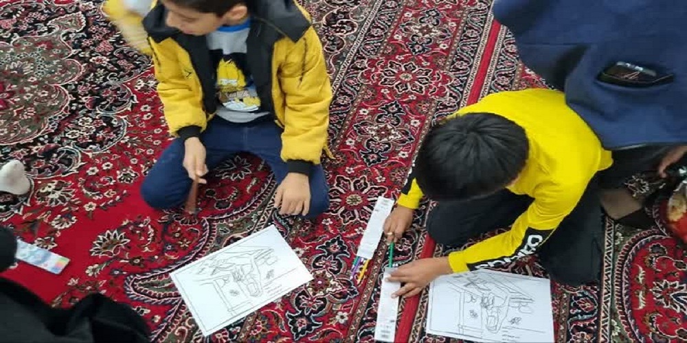 برگزاری مسابقه‌ نقاشی با موضوع حضرت زهرا(س) /حضور ۱۰۰ دانش آموز در سوگ ریحانه