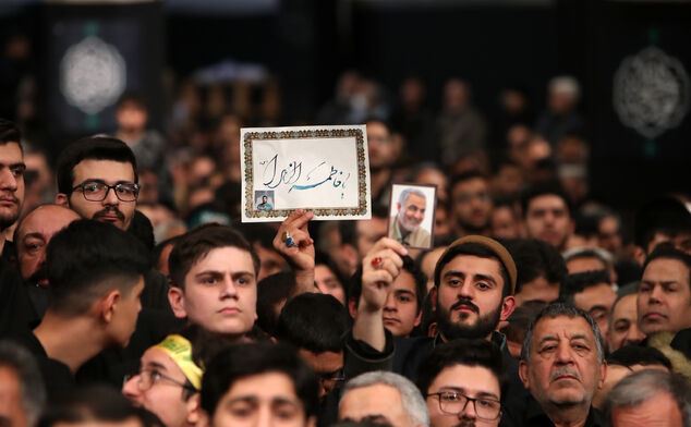 با حضور رهبر انقلاب مراسم عزاداری شب شهادت حضرت زهرا (س) برگزار شد