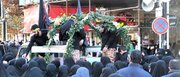 تشییع پیکر 2 شهید گمنام دوران دفاع مقدس در زنجان