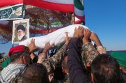 گزارش تصویری/ تدفین شهید گمنام در روستای استند زیرکوه