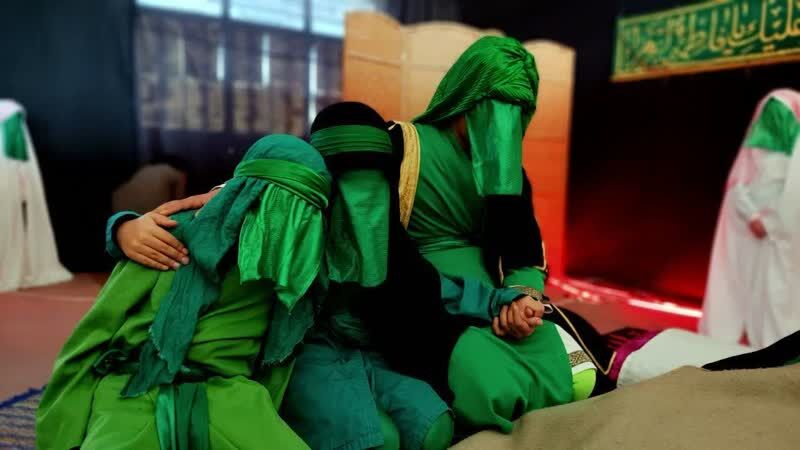 اجرای تئاتر «وداع با یاس کبود» توسط دختران کانون فرهنگی عطیه