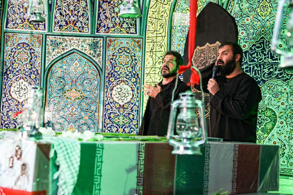 وداع مردم تهران با پیکرهای پاک ۱۱۰ شهید گمنام دفاع مقدس