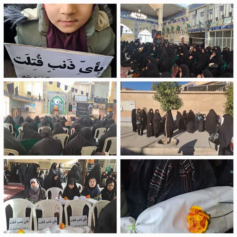 عزاداری متفاوت بچههای مسجد برای مادر سادات(س)