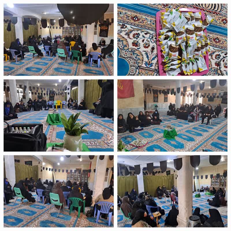 عزاداری متفاوت بچههای مسجد برای مادر سادات(س)