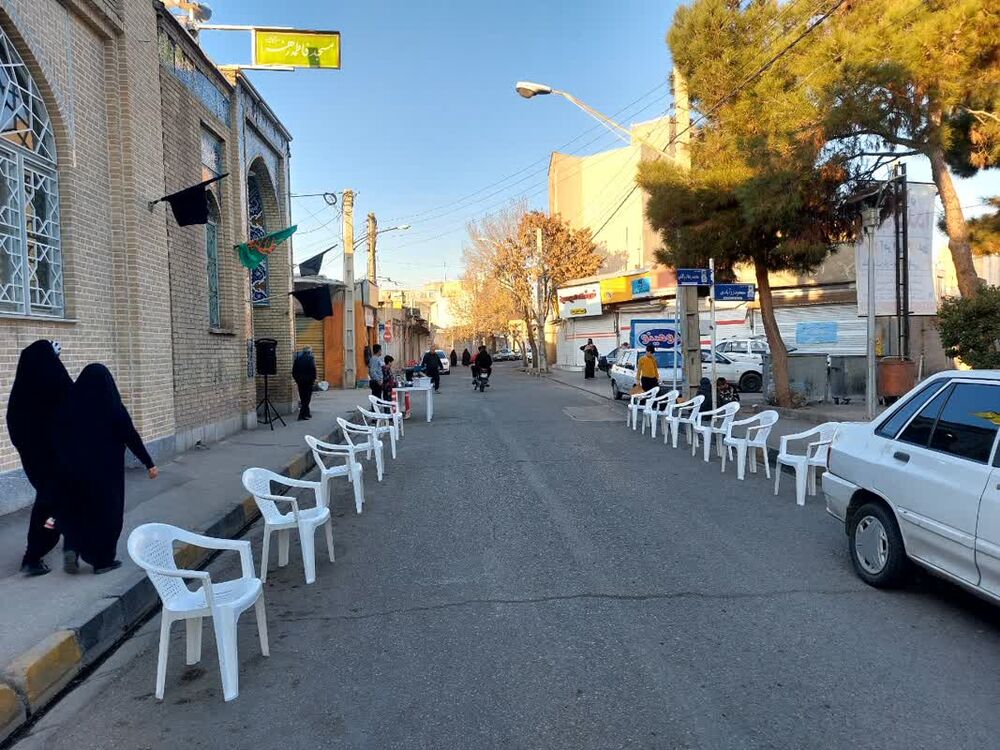 عزاداری متفاوت بچههای مسجد برای مادر سادات(س)