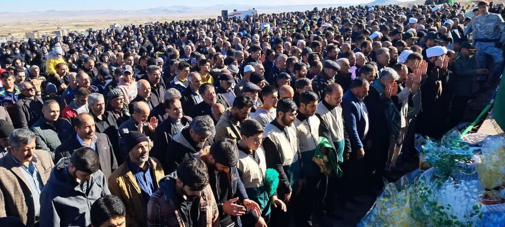 پیکر شهید گمنام در روستای قلعه خاکسپاری شد