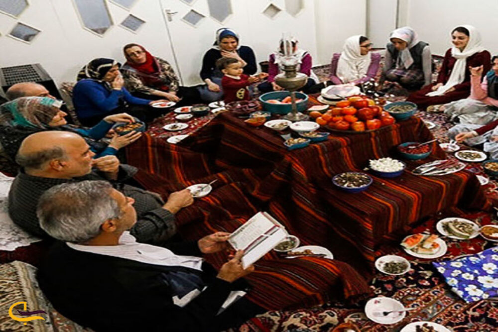 آیین «شو چله» در کرمانشاه