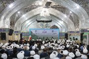 عکس| نشست رئیس جمهور با علما، خانواده شهدا، ایثارگران و نخبگان گلستان