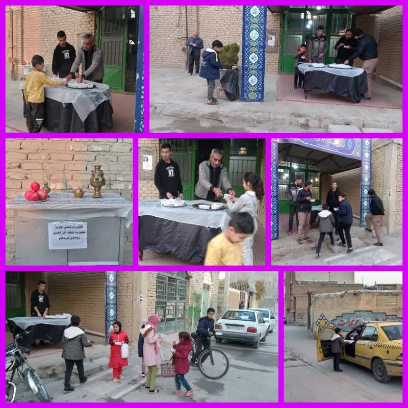 یلدای متفاوت بچههای مسجد به نام مادرسادات(س)، به یاد شهدا