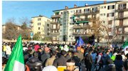 تظاهرات در ایتالیا در اعتراض به تعطیلی مساجد شهر مونفالکونه