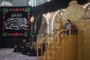 فیلم/ سیاه پوش شدن آستان مقدس حضرت عباس(ع) به مناسبت رحلت ام البنین(ع)