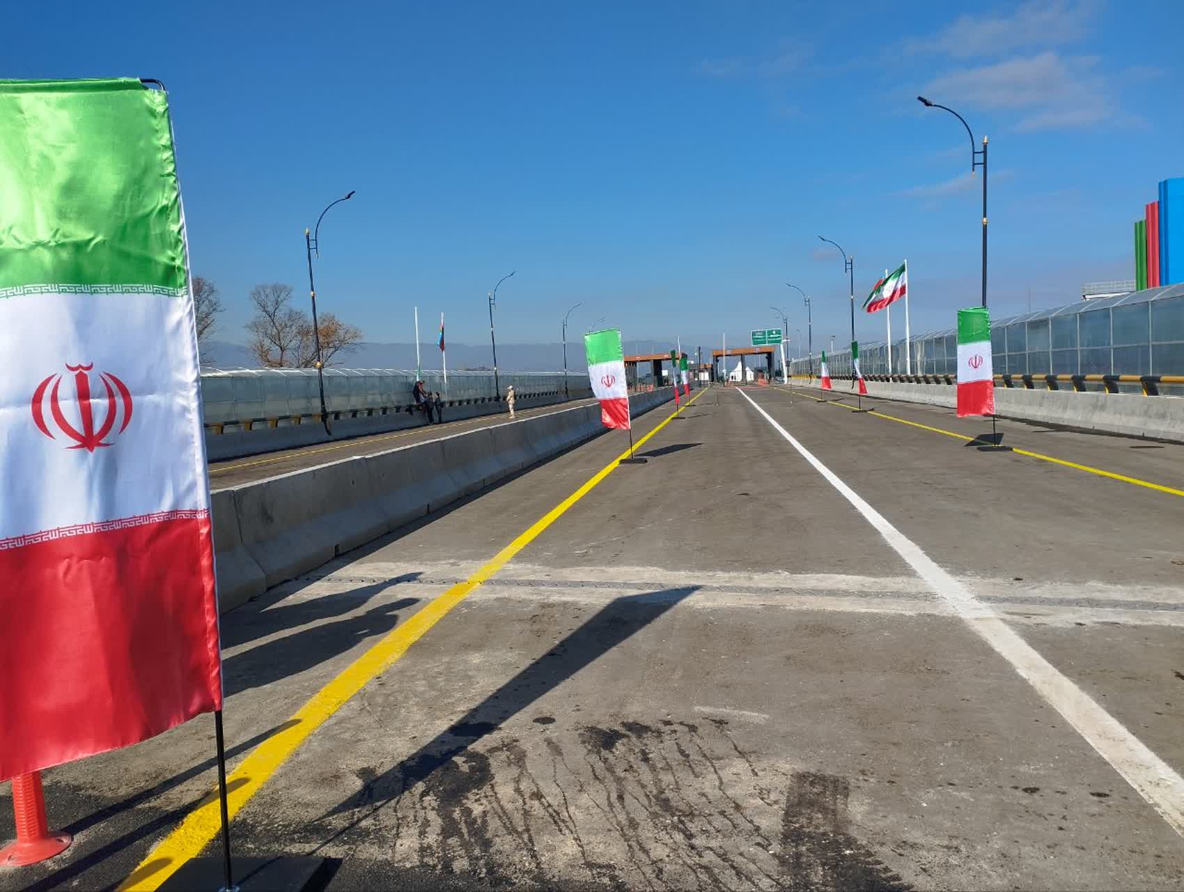 سایت موقت پایانه مرزی آستارا افتتاح شد