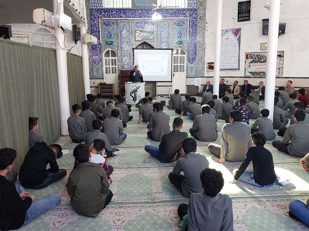 برگزاری اجتماع پسران حاج قاسم در مسجد جوادالائمه (ع) اندیمشک