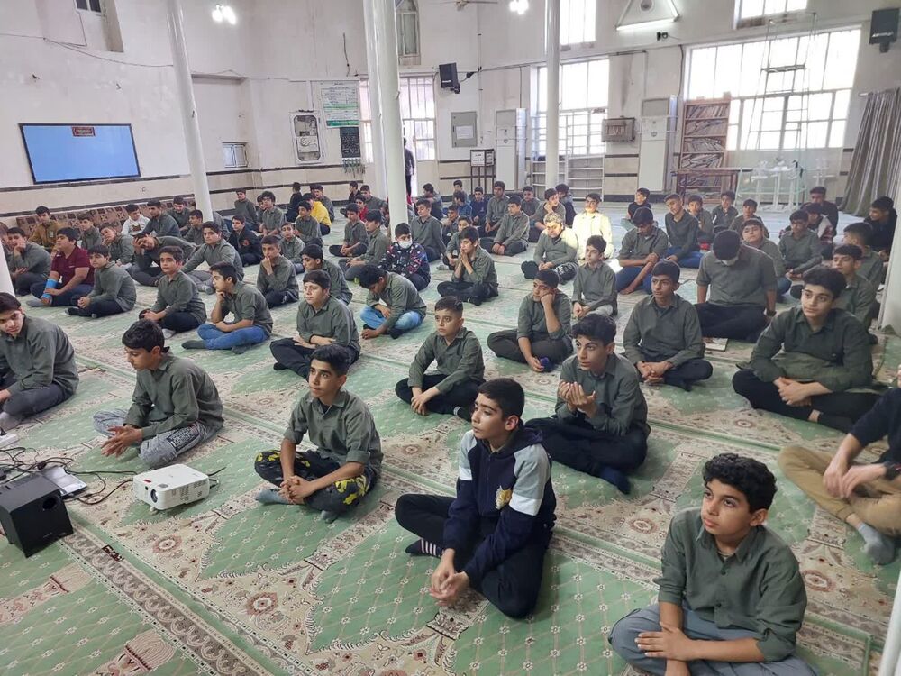 برگزاری اجتماع پسران حاج قاسم در مسجد جوادالائمه (ع) اندیمشک