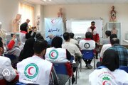مربیان امدادگر خراسان شمالی در مناطق محروم آموزش های امدادی می دهند