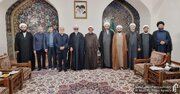 دیدار اعضای دبیرخانه اجلاسیه اندیشه های قرآنی رهبری با تولیت آستان قدس