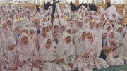 جشن تکلیف ۲هزار دختر مشهدی در حرم امام هشتم(ع)