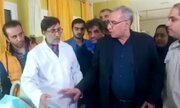 عیادت وزیر بهداشت از مصدومان حادثه تروریستی کرمان