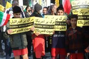 راهپیمایی مردم گرگان در محکومیت جنایت تروریستی کرمان