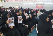 تجمع بانوان فاطمی ملایر در محکومیت حادثه تروریستی کرمان