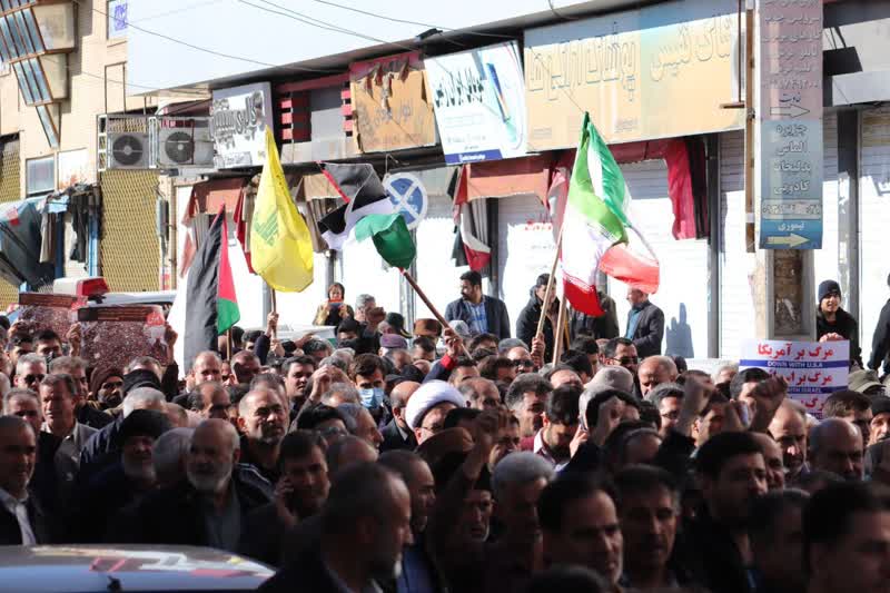 خروش مردم ولایتمدار ملایر در محکومیت جنایت تروریستی گلزار شهدای کرمان