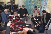 فیلم| آغاز تدفین پیکرهای مطهر شهدای حادثه تروریستی کرمان در گلزار شهدا
