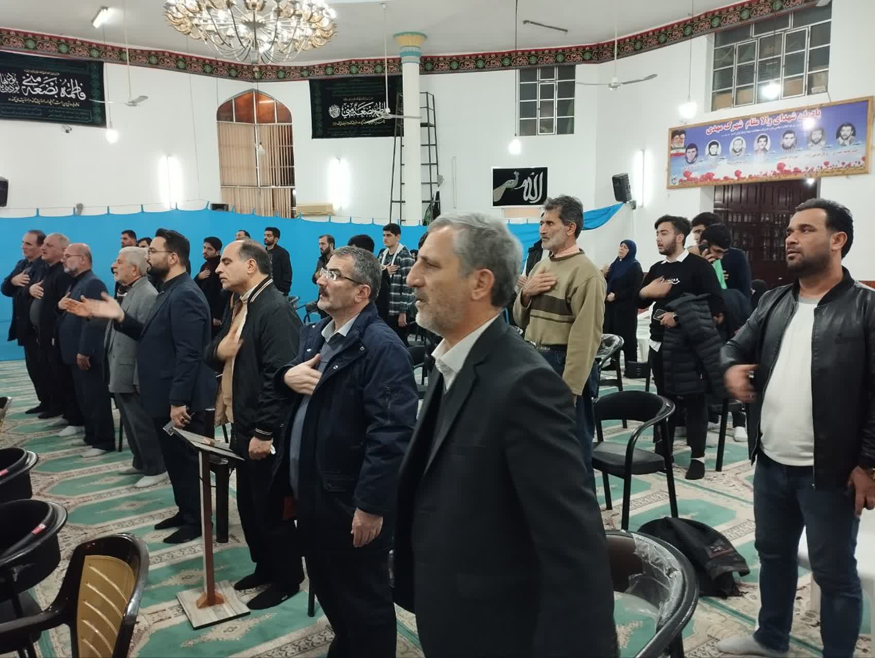 مراسم گرامیداشت شهدای حادثه تروریستی کرمان در آستارا برگزار شد