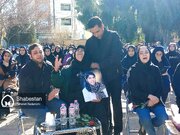 فیلم| مراسم یادبود دانش‌آموزان شهید مدرسه اندیشه‌ نو در حادثه تروریستی کرمان