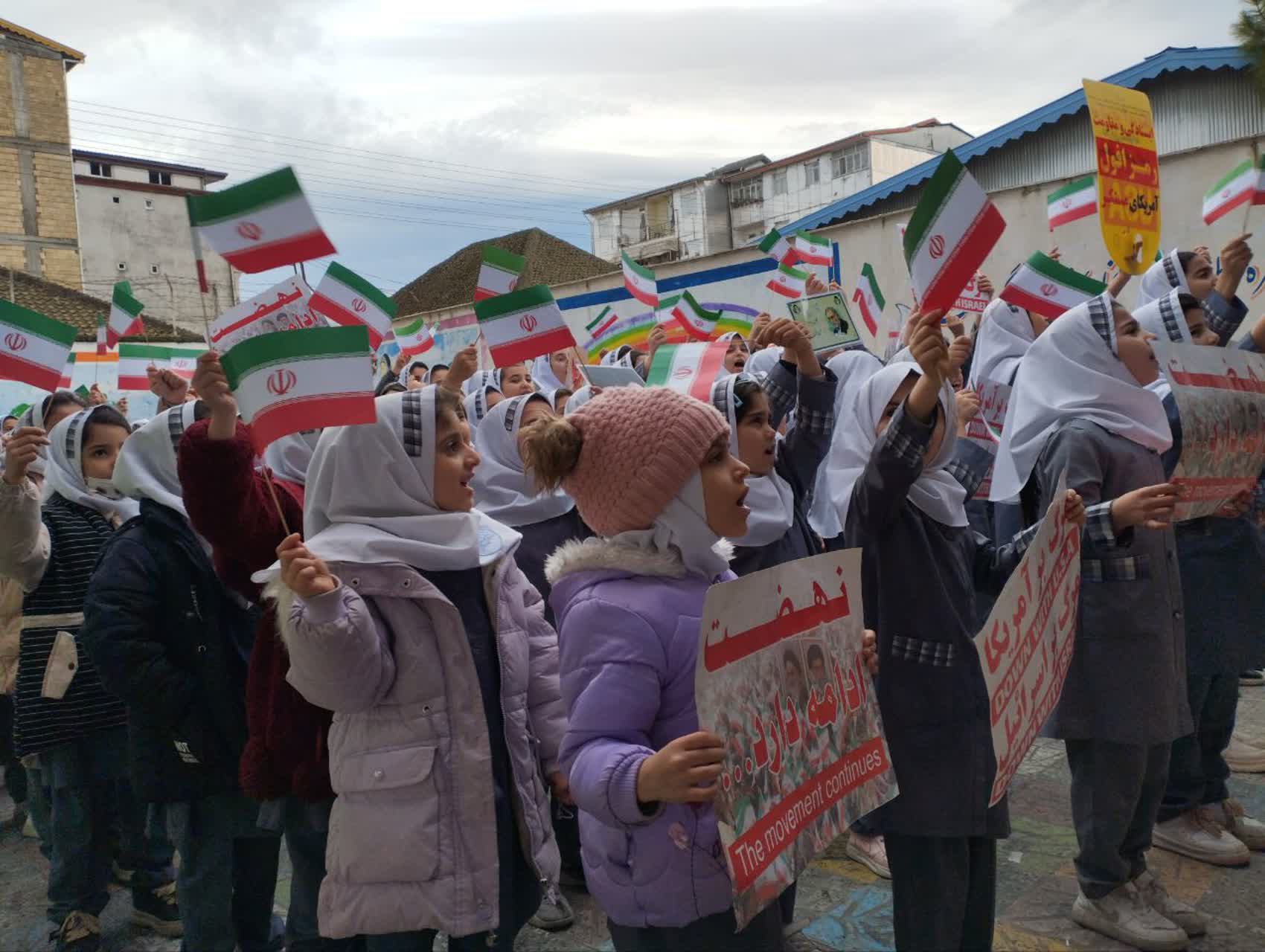 یاد و خاطره دانشآموزان شهید دیار کریمان در آستارا گرامی داشته شد