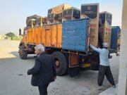 اهداء ۵۰ سری جهیزیه اهدایی رهبری به نوعروسان رامشیری