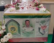 پیکر مطهر چهارمین پلیس شهید حادثه تروریستی کرمان تشییع و تدفین شد+تصاویر