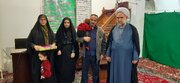 شناسایی و تکریم از خانواده قرآنی ذاکری در روستای الوسجرد ساوه