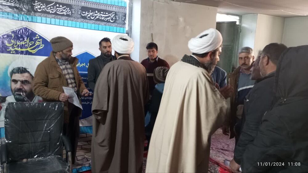 اجرای مرحله اول طرح شهید اصلانی در مساجد منطقه تبادکان