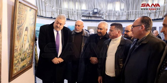 برگزاری نمایشگاه هنری «پیروزی حلب بر تروریسم»