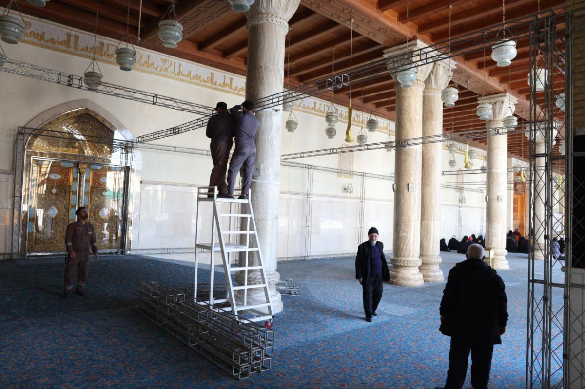 برگزاری مراسم اعتکاف در مسجد کوفه