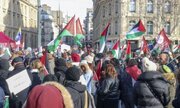 راهپیمایی از پاریس تا بروکسل در حمایت از غزه + عکس