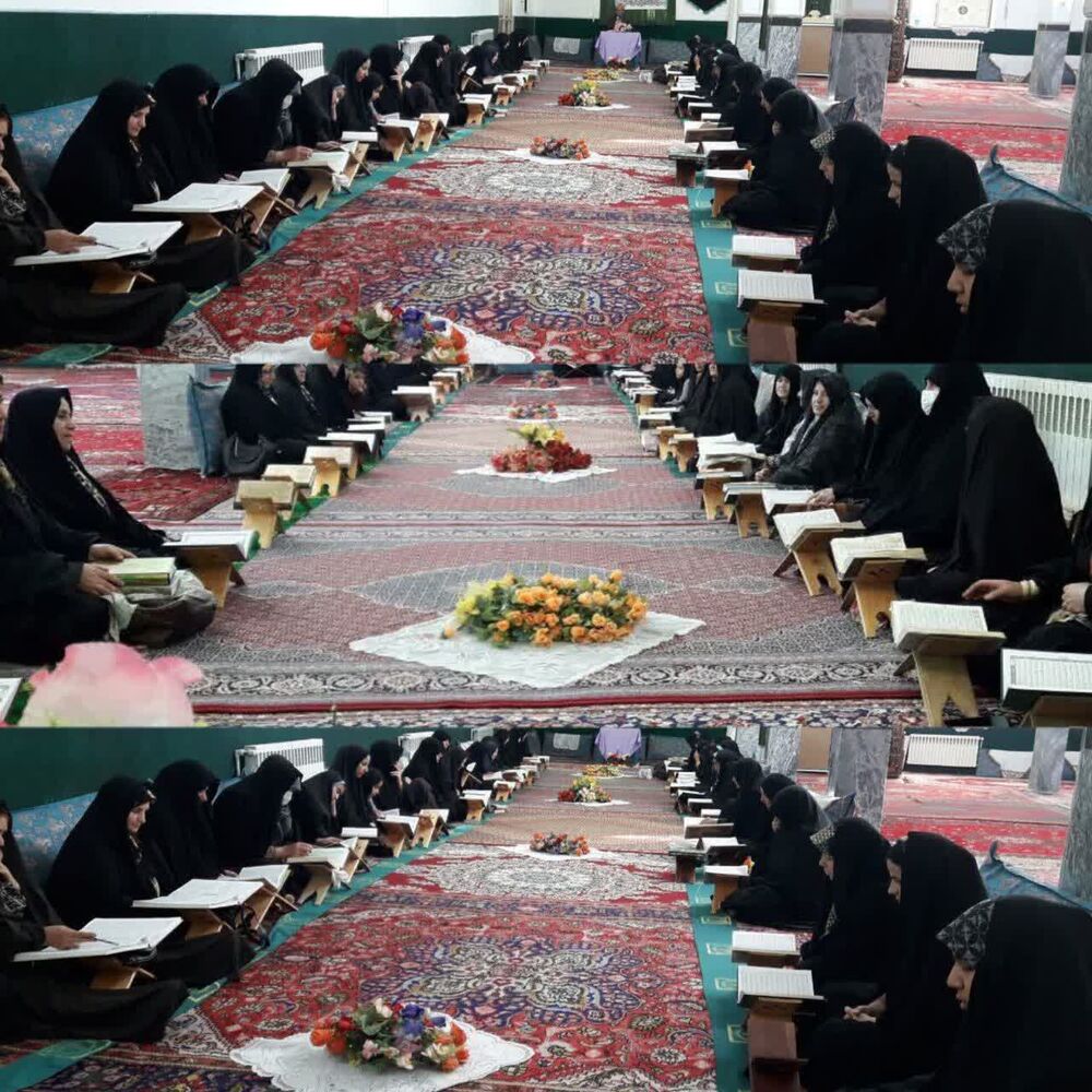 برپایی کرسی تلاوت قرآن کریم در کانون صاحب الزمان روستای قجور