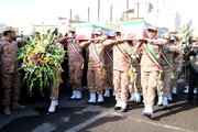 تشییع و تدفین پیکر مطهر سربازان شهید حادثه پادگان باغین