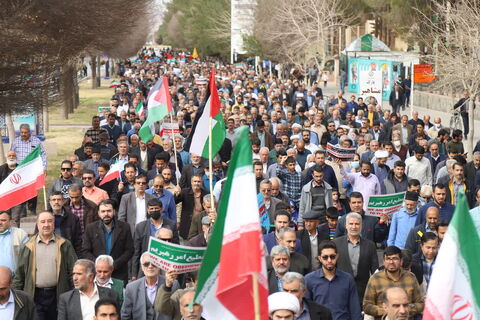 راهپیمایی «جمعه های خشم» در استان فارس برگزار شد