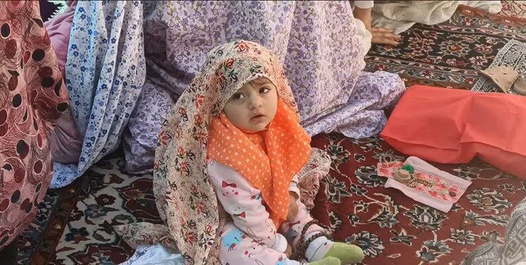 کودکان معتکف در مسجد قبا ملک شهر اصفهان